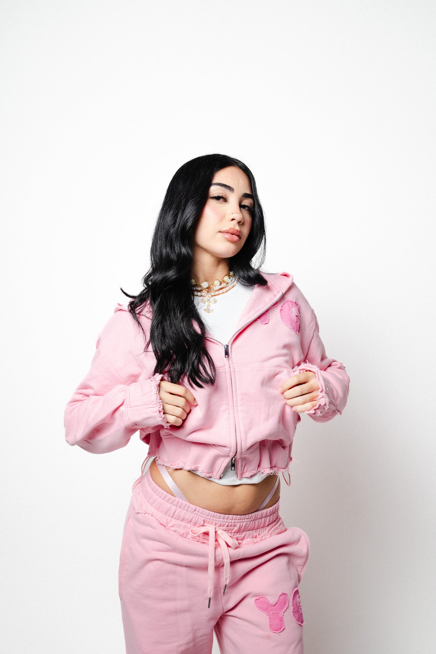 DEVOTED PINK HOODIE